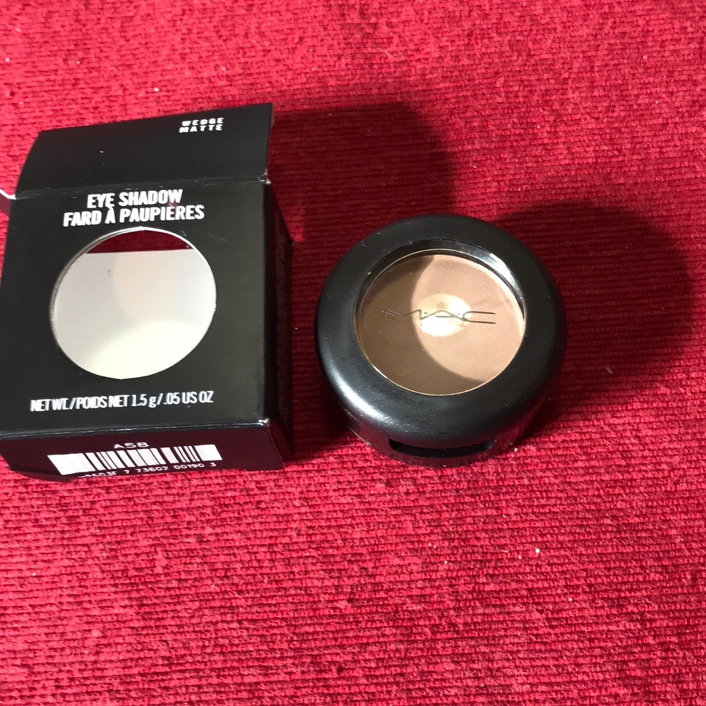 MAC eye shadow    Color:   Wedge.